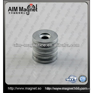 Strong Ring Neodymium Shower Door Magnet Permanent with Screw Hole
